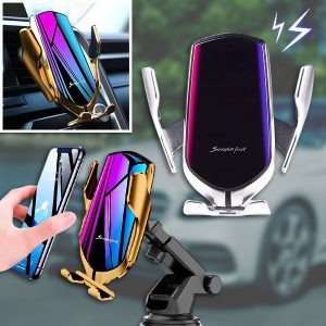 Безжичен полнач и стојка за автомобил | DELUXE