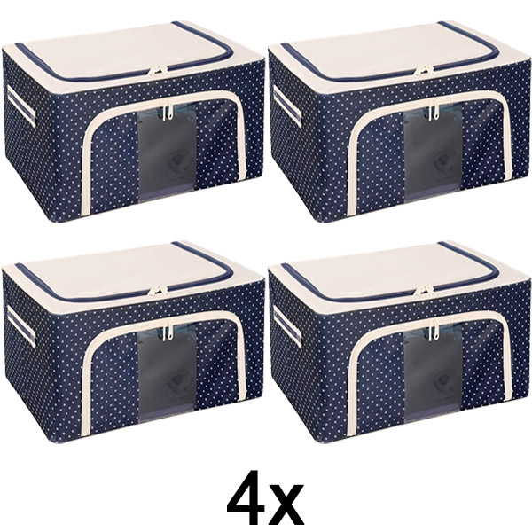 4x Кутија за чување за гардероба | STACKBOX