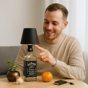 Ламба за шише која трансформира секој простор | BOTLAMPI