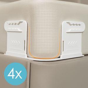 Држачи за чаршафи кои никогаш не се лизгаат (4 парчиња) | EVOHOLD